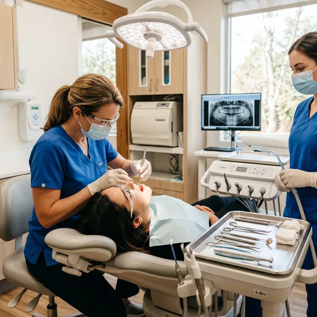 Provisional visual of a dental clinical environment