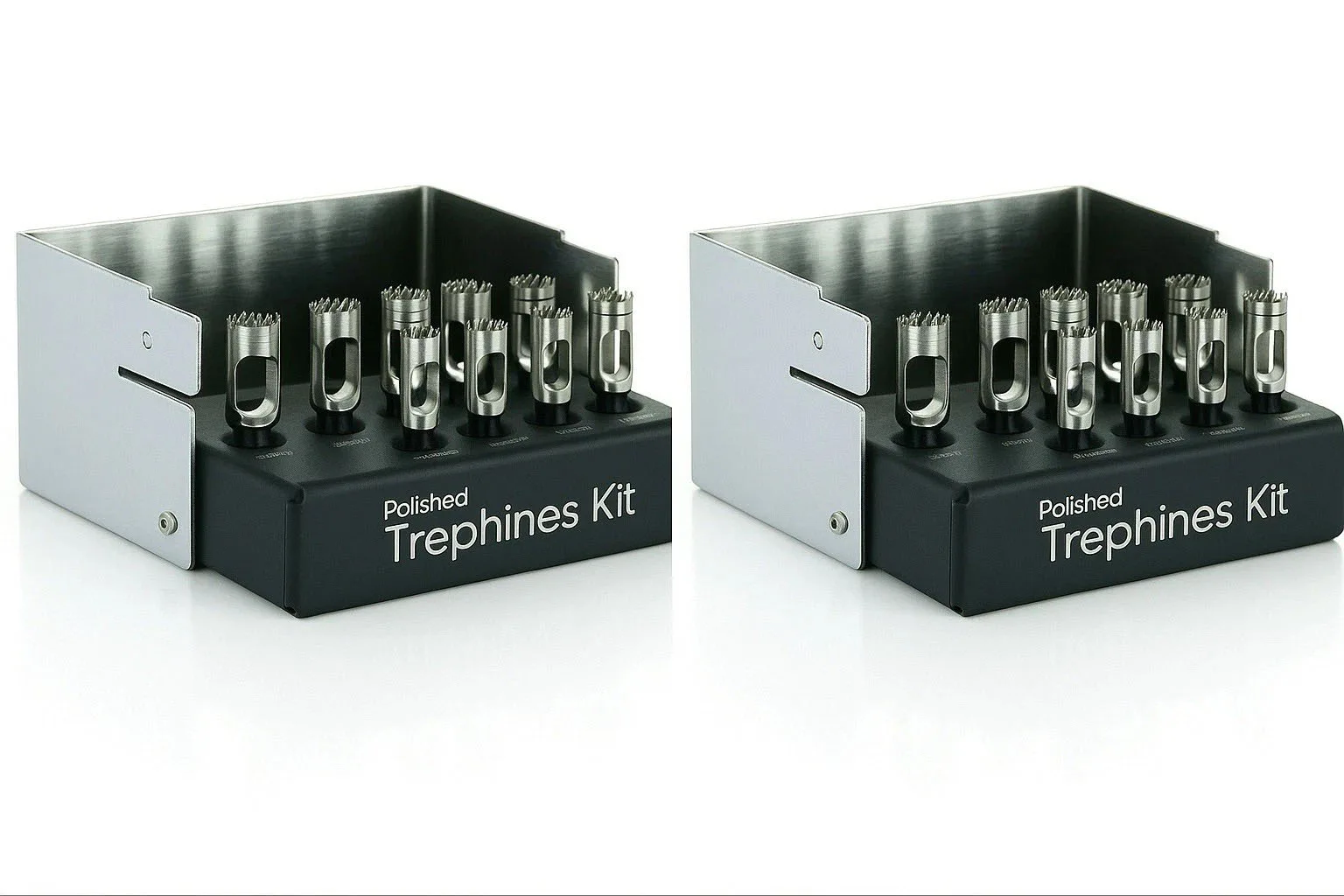 2 Sets Dental Implant Trephine Kit 8pcs Set Polished Surgical Surgery 1