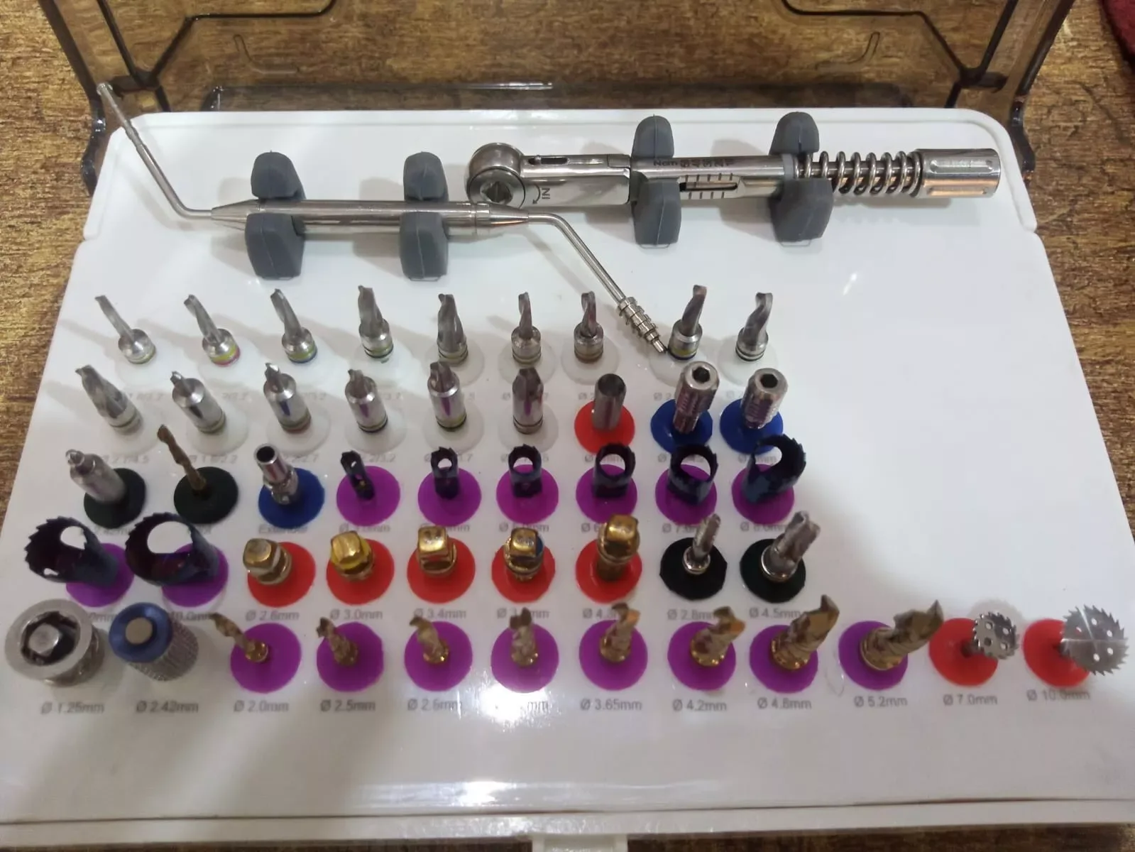 50 pieces Dental Implant Universal Kit Bone Expander Compression Conical Drills