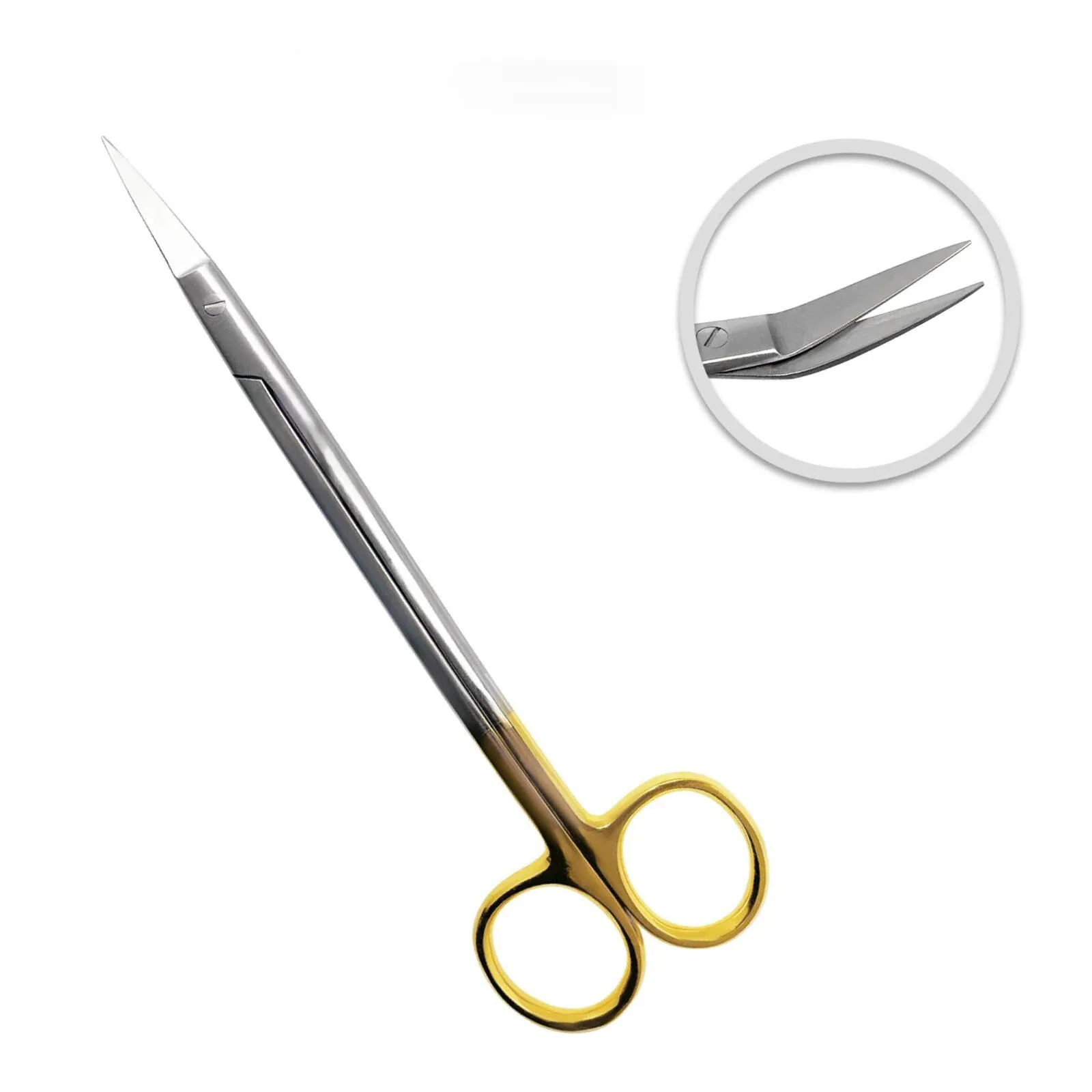 Dean Scissors Tungsten Carbide 6.75 Surgical Tissue Gum ENT Dental Instruments